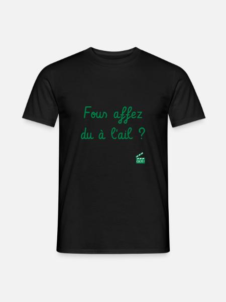 Fous affez du à l'ail ? La Septième Compagnie - T-shirt homme - noir