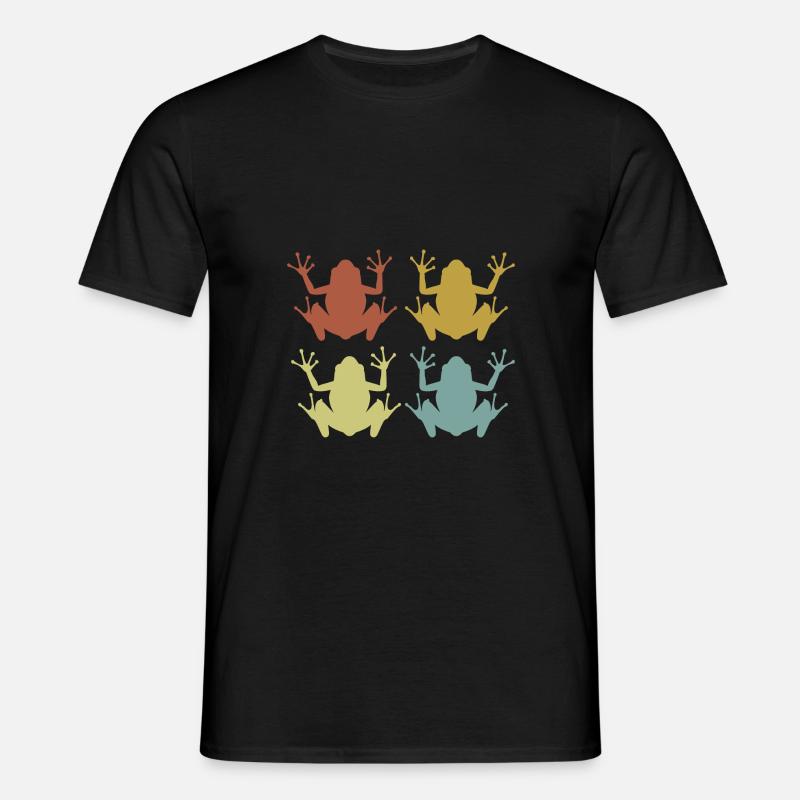 Frosch - Männer T-Shirt - Schwarz