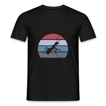 Ant - Men's T-Shirt - black - Front - AI Model Male 178 light (178cm)