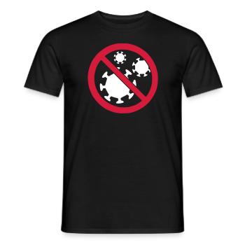 Virus - Männer T-Shirt - Schwarz - Vorne - AI Model Male 178 light (178cm)