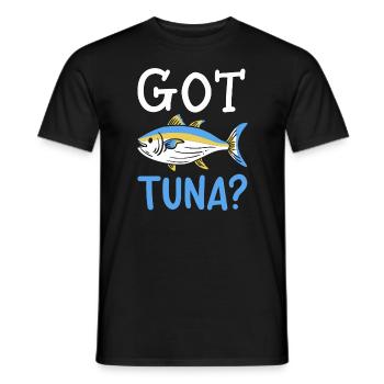 Thunfisch - Männer T-Shirt - Schwarz - Vorne - AI Model Male 178 light (178cm)