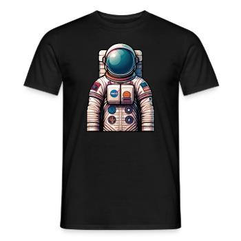 Astronaut - Männer T-Shirt - Schwarz - Vorne - AI Model Male 178 light (178cm)