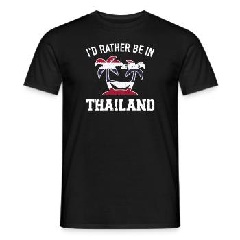 Thailand - Männer T-Shirt - Schwarz - Vorne - AI Model Male 178 light (178cm)