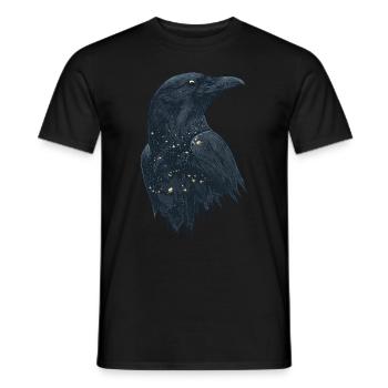 Raven - Men's T-Shirt - black - Front - AI Model Male 178 light (178cm)