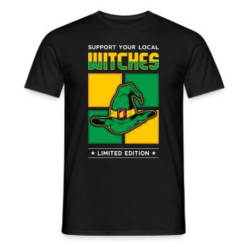 Sorcières - T-shirt homme - noir - Devant - AI Model Male 178 light (178cm)