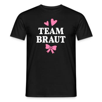 Team Braut Junggesellinnenabschied Hochzeit Heirat - Männer T-Shirt - Schwarz - Vorne - AI Model Male 178 light (178cm)