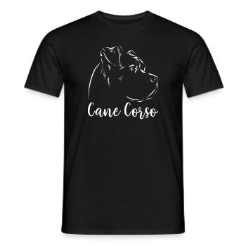Cane Corso - Hunde Fan - Männer T-Shirt - Schwarz - Vorne - AI Model Male 178 light (178cm)