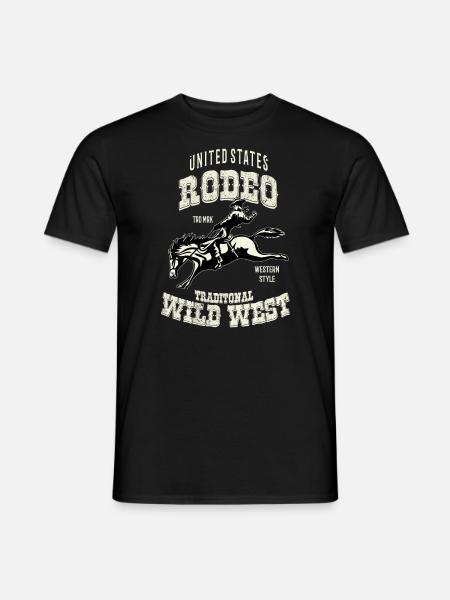 Wild West Rodeo - Men's T-Shirt - black