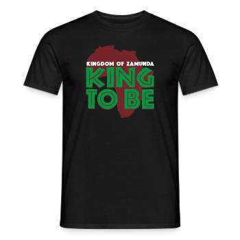 Coming To America King To Be - Men's T-Shirt - black - Front - AI Model Male 178 light (178cm)
