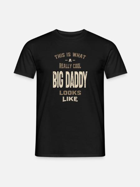 Really Cool Big Daddy - Men's T-Shirt - black