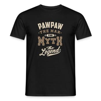 Pawpaw La Légende - T-shirt homme - noir - Devant - AI Model Male 178 light (178cm)