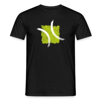Padel Tennis Ball Padelspieler Paddle Padel-Tennis - Männer T-Shirt - Schwarz - Vorne - AI Model Male 178 light (178cm)