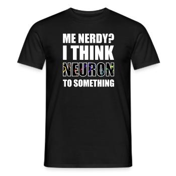 Neurone Neuronon Enseignant Cadeau - T-shirt homme - noir - Devant - AI Model Male 178 light (178cm)