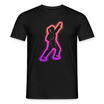 Taekwondo Arts Martiaux Enfants Femmes Filles Karaté - T-shirt homme - noir - Devant - AI Model Male 178 light (178cm)
