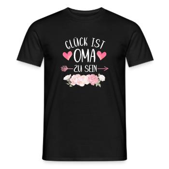 Oma Omi Großmutter Großmama Grandma Mama Mutter - Männer T-Shirt - Schwarz - Vorne - AI Model Male 178 light (178cm)