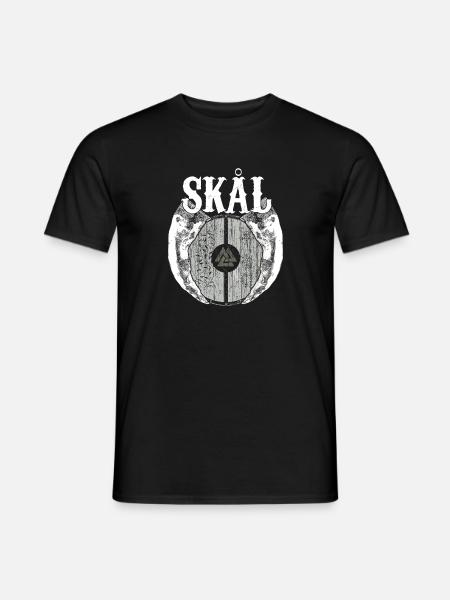 Viking Viking Valhalla Odin Thor Teutonic Wolf - Men's T-Shirt - black