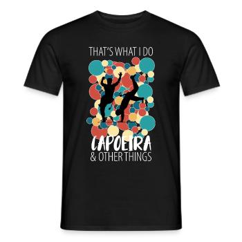 Capoeira - T-shirt homme - noir - Devant - AI Model Male 178 light (178cm)