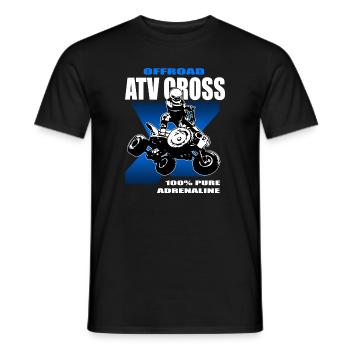 Quad Racing - ATV Racer - T-shirt homme - noir - Devant - AI Model Male 178 light (178cm)