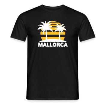 Mallorca - Men's T-Shirt - black - Front - AI Model Male 178 light (178cm)