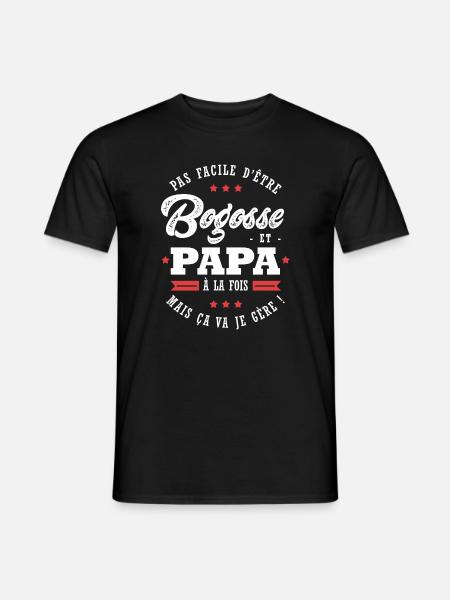 papa bogosse Papa Bogosse - T-shirt homme - noir