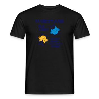 Eulen Ruhestand - na und? - Männer T-Shirt - Schwarz - Vorne - AI Model Male 178 light (178cm)