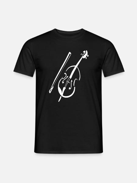 Violin / fiddle - Men's T-Shirt - black