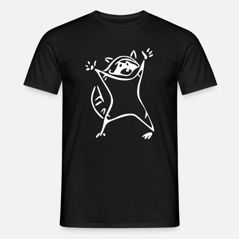 Waschbär - raccoon - Männer T-Shirt - Schwarz