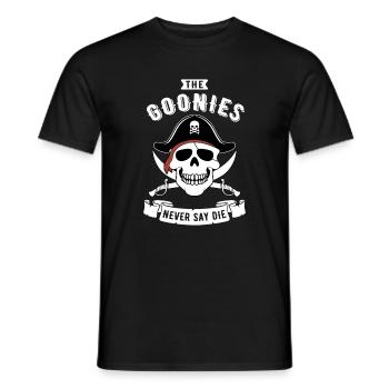 Les Goonies ne disent jamais mourir - T-shirt homme - noir - Devant - AI Model Male 178 light (178cm)