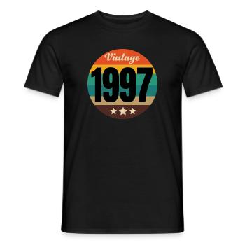 MILLÉSIME 1997 - T-shirt homme - noir - Devant - AI Model Male 178 light (178cm)