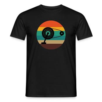 Fahrrad Fahrrad - Männer T-Shirt - Schwarz - Vorne - AI Model Male 178 light (178cm)