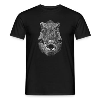 Dinosaurier - Männer T-Shirt - Schwarz - Vorne - AI Model Male 178 light (178cm)