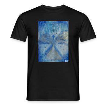 Archange Michel - T-shirt homme - noir - Devant - AI Model Male 178 light (178cm)