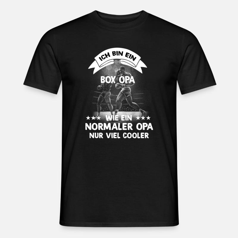 Box Opa Design - Männer T-Shirt - Schwarz