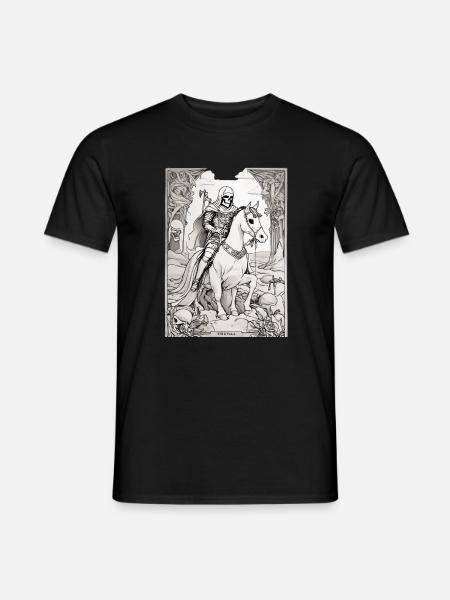 Todesreiter Tarot Illustration - Männer T-Shirt - Schwarz