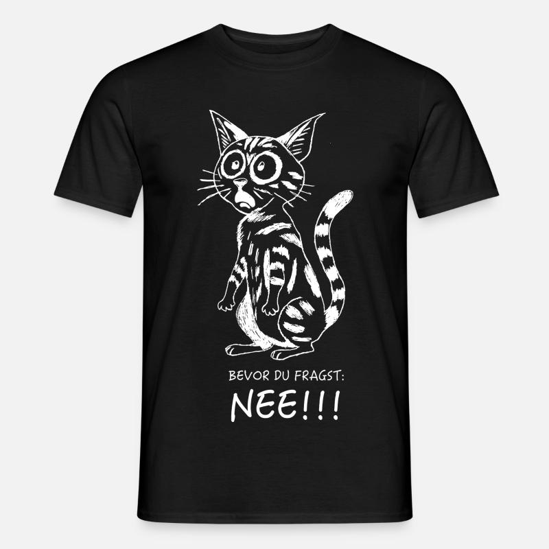 Before you ask... - Men's T-Shirt - black