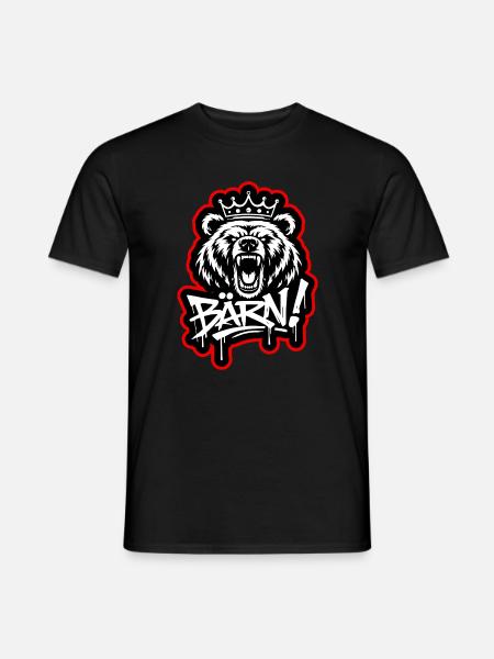 Bärn Graffiti King - Bern - Men's T-Shirt - black
