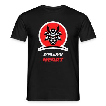 Samouraï Workout - T-shirt homme - noir - Devant - AI Model Male 178 light (178cm)