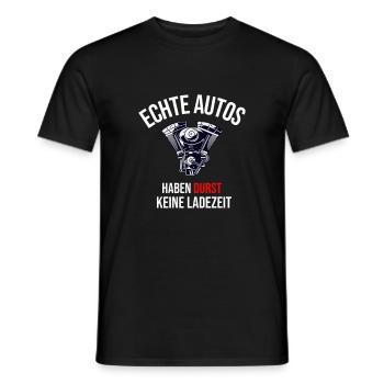 Lustiges Geschenk für Verbrenner Fans - Männer T-Shirt - Schwarz - Vorne - AI Model Male 178 light (178cm)