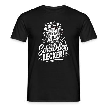 Blutspritzer Horror Splatter Design - Männer T-Shirt - Schwarz - Vorne - AI Model Male 178 light (178cm)