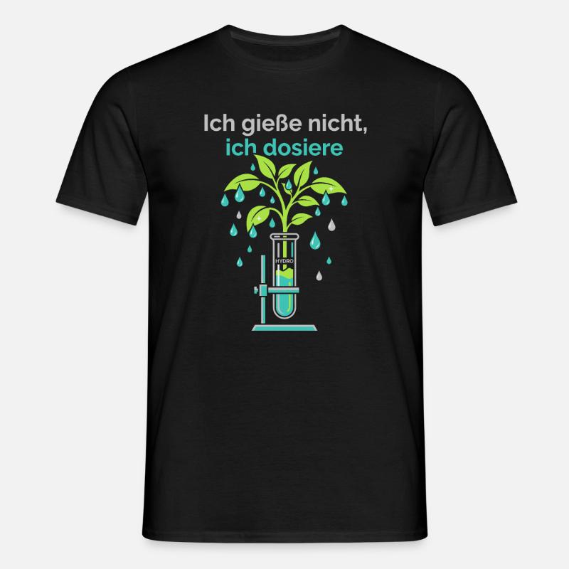 Hydroponik Garten Wasser Technik - Männer T-Shirt - Schwarz
