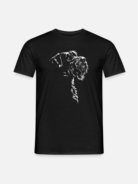 Silhouette de Schnauzer géant Chien Wilsigns - T-shirt homme - noir