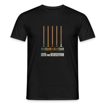 Bug im Rechenzentrum für jeden Itler und EDV - Männer T-Shirt - Schwarz - Vorne - AI Model Male 178 light (178cm)
