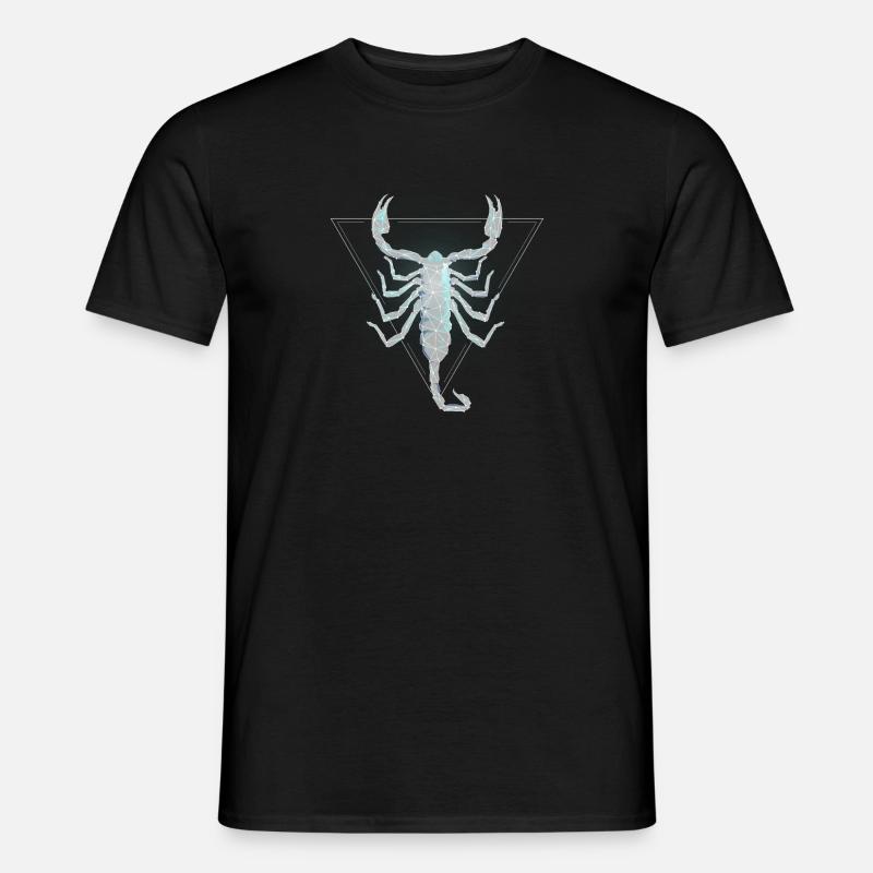 Sternzeichen Skorpion - Männer T-Shirt - Schwarz