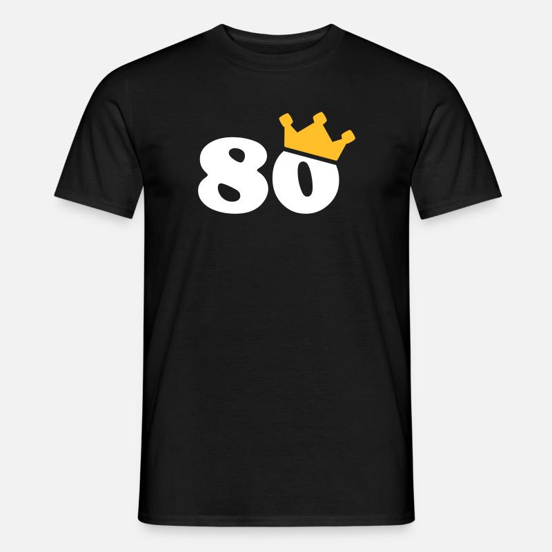 80 Krone 80e anniversaire 80 ans - T-shirt homme - noir