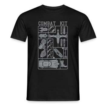 Batman Combat Kit T-shirt - Men's T-Shirt - black - Front - AI Model Male 178 light (178cm)