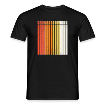 808 Analog Drum Machine Vintage Electronic Music - T-shirt homme - noir - Devant - AI Model Male 178 light (178cm)