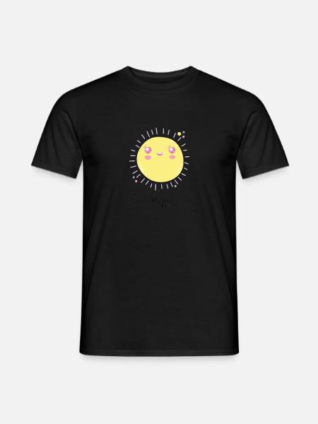 Cute sun design representing Joy! - Men's T-Shirt - black
