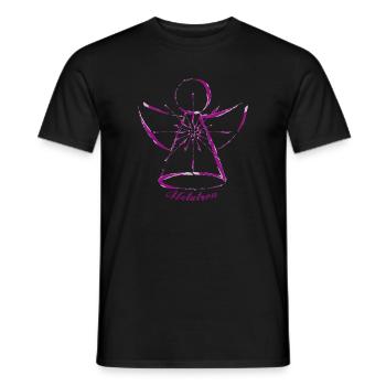 Erzengel Metatron - Männer T-Shirt - Schwarz - Vorne - AI Model Male 178 light (178cm)