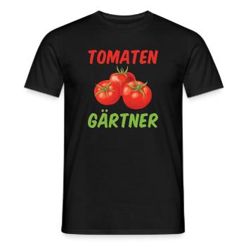 Tomaten Gärtner Gemüsegärtner Gärtner Tomate - Männer T-Shirt - Schwarz - Vorne - AI Model Male 178 light (178cm)
