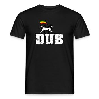 Dub Reggae Lion - T-shirt homme - noir - Devant - AI Model Male 178 light (178cm)
